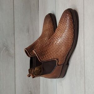 Seal of the Sutro Womens Ankle Leather Boots shoes sz 7.5